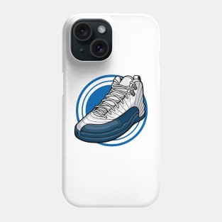 AJ 12 Retro French Blue Sneaker Phone Case