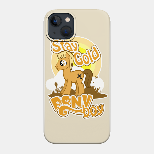 Stay Gold Pony Boy - My Little Pony - Phone Case