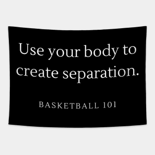 Basketball 101 Tapestry