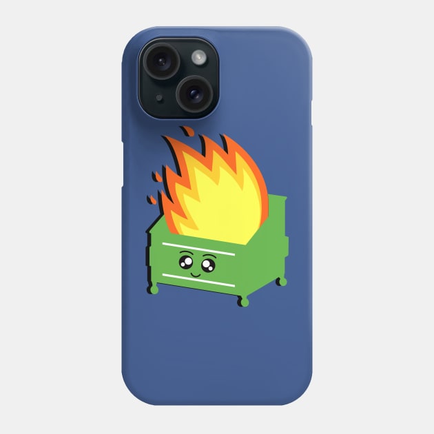 Dumpster Fire Phone Case by KramerArt