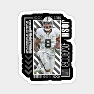 Josh Jacobs Paper Poster Version 10 Magnet