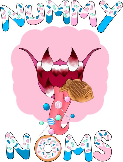 Nummy Noms Kids T-Shirt by MxMelmelB