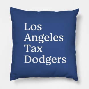 Los Angeles Tax Dodgers Pillow