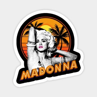 Madonna // Sunset 80s Retro Magnet