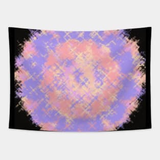 Pencil Stroke Soft Coloured Mandala Tapestry