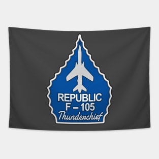 F-105 Thunderchief Blue Arrowhead Tapestry