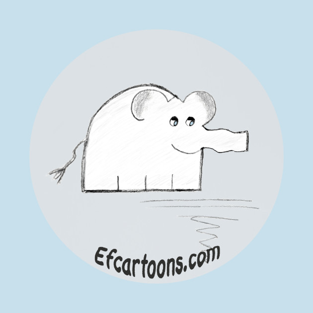 Enormously Funny Cartoons Elephant Landing by Enormously Funny Cartoons