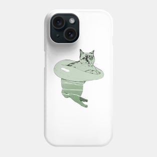 Swimming Cat Phone Case