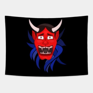 Noh Theater Hannya Japanese Tapestry