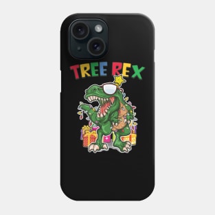 Tree Rex Dinosaur Christmas Phone Case