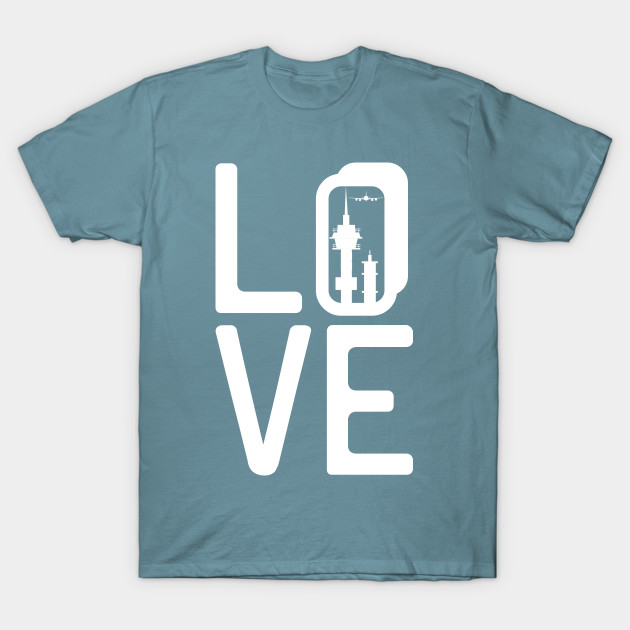 Discover Air Traffic Control Love Tower ATC - Air Traffic Controller - T-Shirt