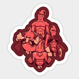 Majin Buu Sticker for Sale by Packpellets