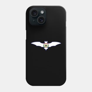 West Virginia Bat Flag Phone Case