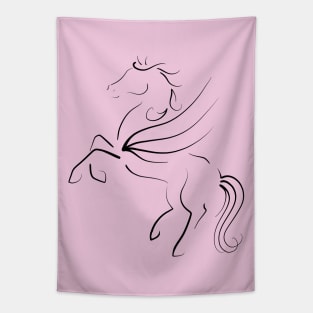 Rearing Pegasus Tapestry