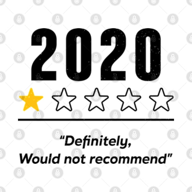 2020 Definitely Would Not Recommend 1 Star Rating Souvenir by RiseInspired