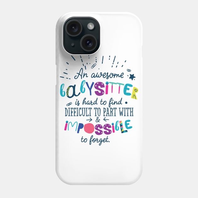 An Awesome Babysitter Gift Idea - Impossible to forget Phone Case by BetterManufaktur