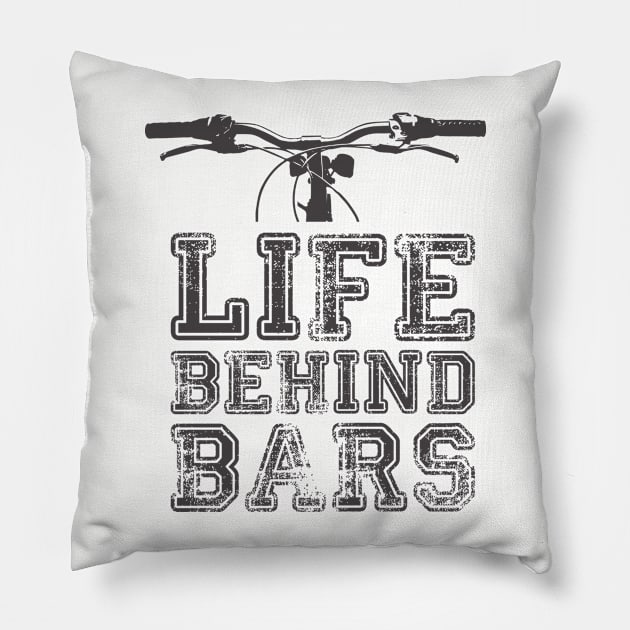Life Behind Bars Pillow by variantees