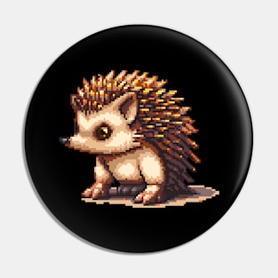 Pixel Hedgehog Pin