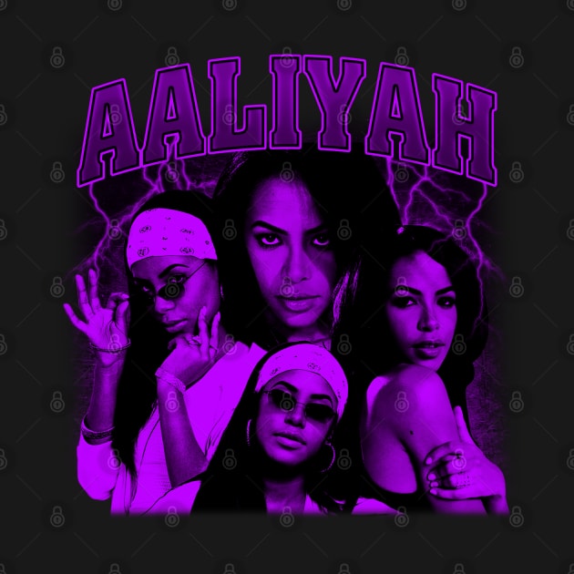 Aaliyah Bootleg Tee Vintage by bmbg trian