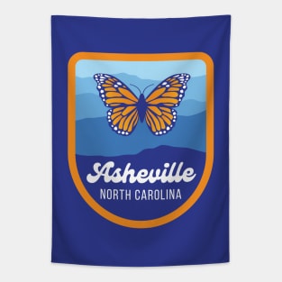 Asheville North Carolina Tourist Souvenir Tapestry