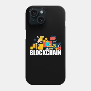 Blockchain Cryptocurrency Digital Mining BitCoin Dogecoin Phone Case