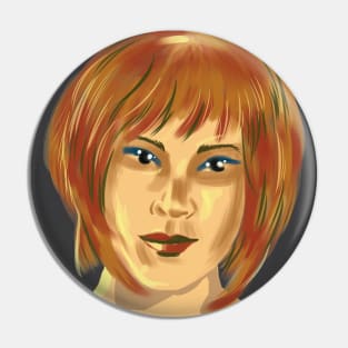 transporter orange girl Pin