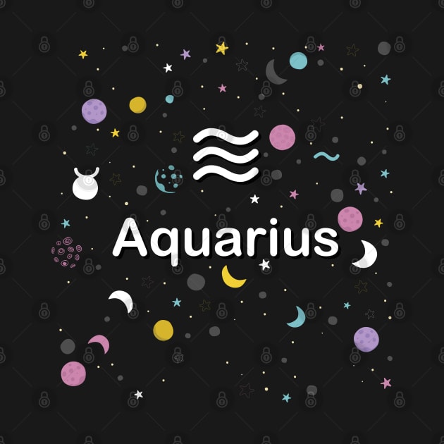 Aquarius zodiac sign by aleo