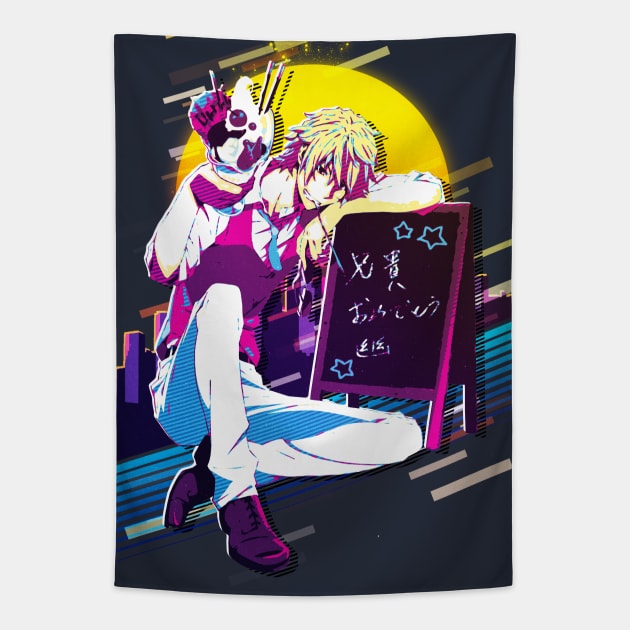 Shizuo Heiwajima - Durarara!! Tapestry by 80sRetro