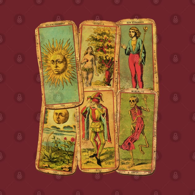 Antique Marseille Tarot by chilangopride