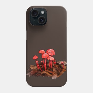 Ruby Bonnet Mushrooms Phone Case