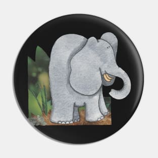 Mr. Elephant in the Jungle Pin