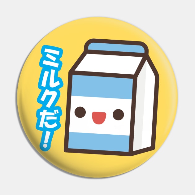 Milk Kawaii Pin by kudasai