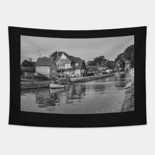 A view down Thurne Dyke in the Norfolk Broads National Park Tapestry