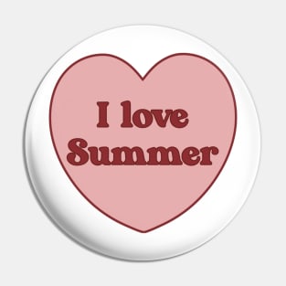 I love summer heart aesthetic dollette coquette pink red Pin