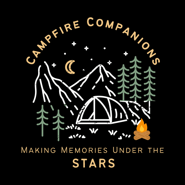 Camping Buddies - Campfire Companions: Making Memories Under the Stars by Double E Design