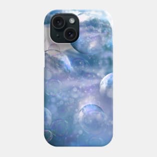 blue fantasy landscape Phone Case