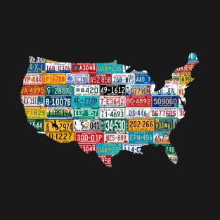 State Plates USA T-Shirt