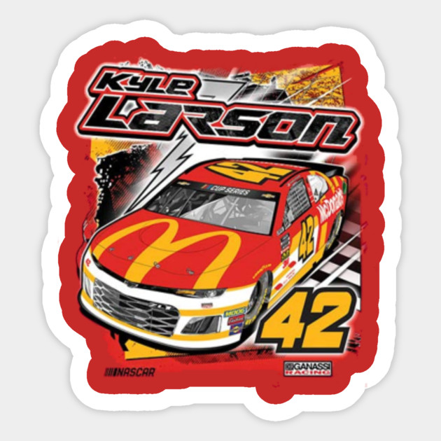 Smi Properties Kyle Larson 2020 Mcdonald S Backstretch Nascar T Shirt Red Kyle Larson 2020 Sticker Teepublic Au