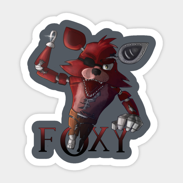 Foxy The Pirate Attack Foxy The Pirate Sticker Teepublic 832 x 960 jpeg 155 кб. foxy the pirate attack by revi