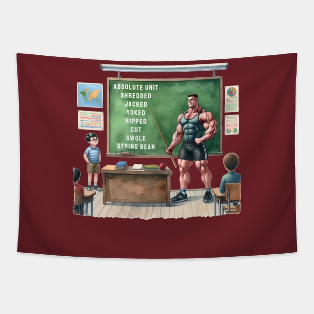 Absolute Unit 101 Tapestry by Total 8 Yoga