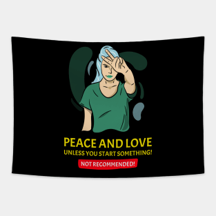 Peace and Love Tapestry