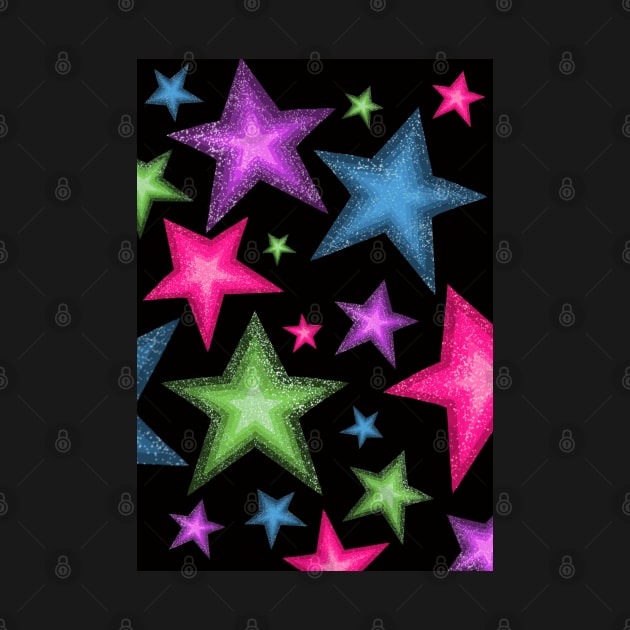 glitter stars by hgrasel