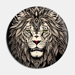 Lion Tattoo Pin