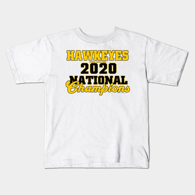 Iowa 2020 Ncaa Champs Iowa Hawkeyes Basketball Kids T Shirt