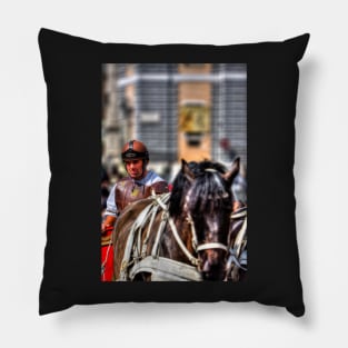 Centurion And His Chariot Pillow