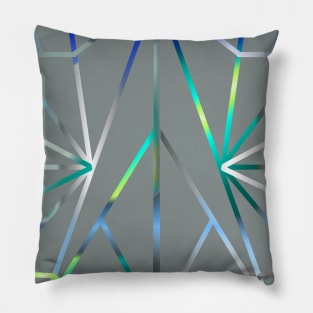 Blue Hologram Pillow