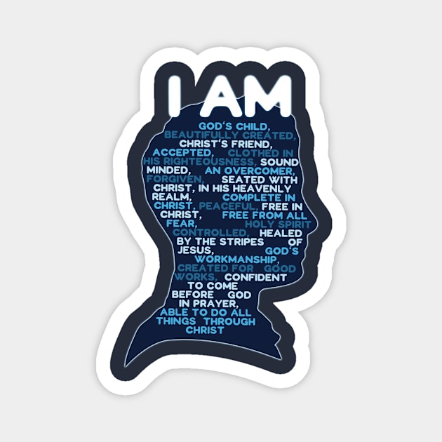 I Am Statements in your head Magnet by Yenger Design