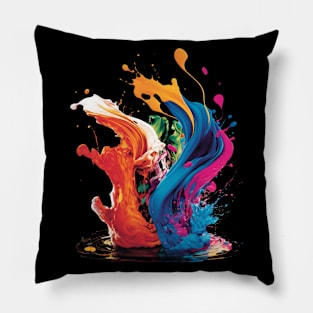 A Splash Of Colors Pillow