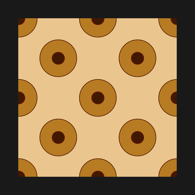 Brown vintage duplo dots by YamyMorrell