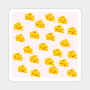 Cute Cheese Pattern Magnet